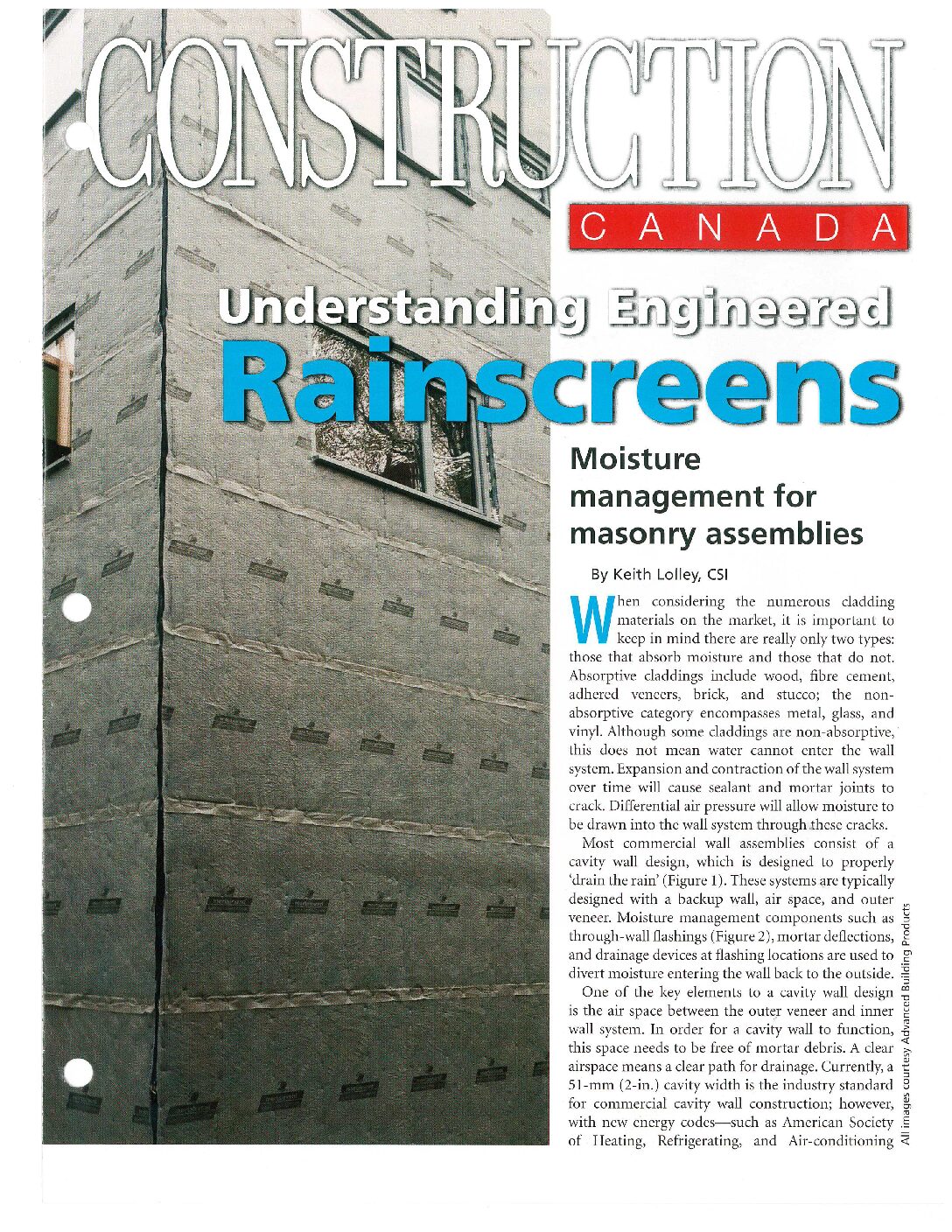 Construction Canada Rainscreen – Understanding Engineered Rainscreens